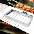 thumbnail image 1 of YIYIBYUS 10 Holes Electric Grill, Barbeque Bbq Roaster Shelf,Outdoor Garden Cooking Camping 110V,Portable Bbq - Stainless Steel Grill for Outdoor Barbecues, Camping, Tailgating, Traveling, 1 of 4