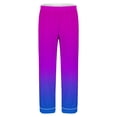thumbnail image 4 of Stamzod Men Satin Pajamas Set Button Down Short Sleeve Classic Sleepwear Pants Sets 2 Piece Outfits with Pockets Soft Gradient Mens Pjs Sets, 4 of 6