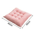 thumbnail image 6 of HEVIRGO Square Anti-slip Chair Cushion, 16x16 Inch Flannel Fine Stitching Seat Cushion Pad, 6 of 10