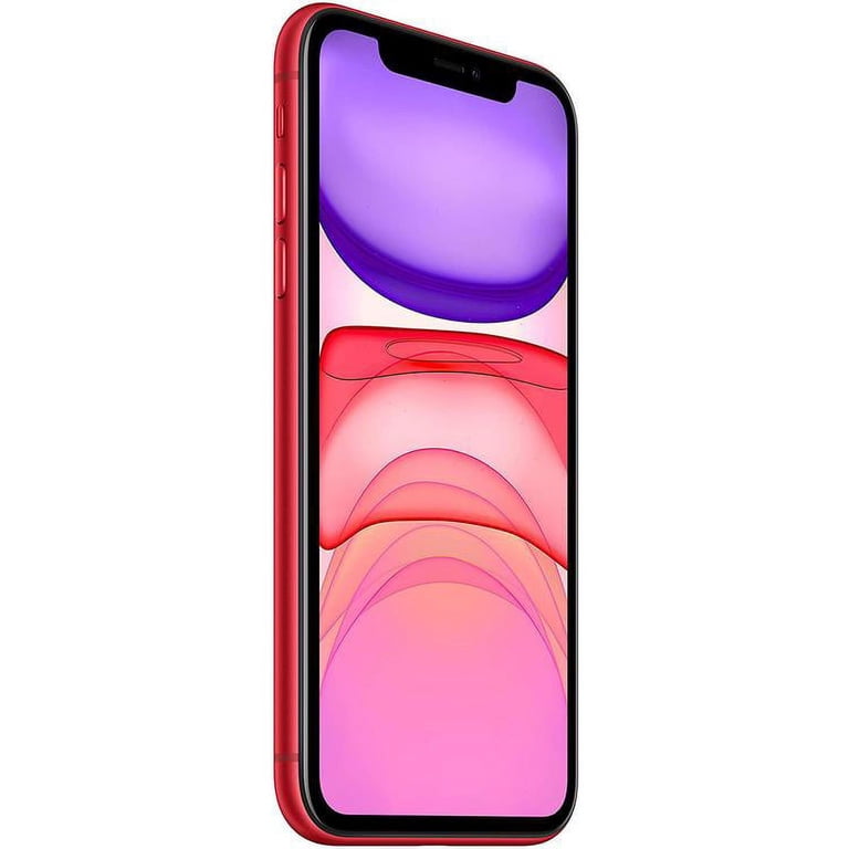 Apple iPhone 11, AT&T Only, 64GB, Red, Refurbished - Walmart.com