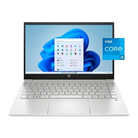 HP Pavilion 14" FHD IPS, Core i5-1135G7, 8GB RAM, 256GB SSD, Silver, Windows 10 Home, 14-dv0010wm