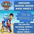 thumbnail image 4 of Hooded Towel 100% Cotton Skye Chase Poncho Kids Beach Towel Boys Bath Towel Girls Swimming Wrap Changing Robe Blue, 4 of 6
