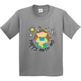 thumbnail image 3 of Inktastic Girls Happy Earth Day Youth T-Shirt, 3 of 5