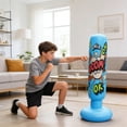 thumbnail image 4 of Inflatable Punching For Adults And Kids With Stand Base Heavy Duty Training For Fitness Boxing MMA, 4 of 5
