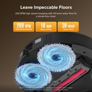 Roborock Qrevo Series Robot Vacuum and Mop, 10,000Pa Powerful Suction (QV 35S), Self Emptying & Refilling, Self Mop Washing & Air Drying