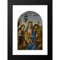 thumbnail image 2 of Michelangelo di Pietro Membrini 11x14 Black Modern Framed Museum Art Print Titled - Madonna and Child with Saints Clare, John the Evangelist, John the Baptist, and Francis, 2 of 5