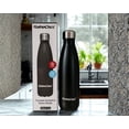 thumbnail image 1 of KubuChee Insulated Water Bottle, 17 oz Stainless Steel Water Bottles, Double Wall Vacuum Reusable Water Bottles Leak Proof BPA-Free Sports Bottle Cup Keep Hot&Cold for Running Gym Workout-Black, 1 of 5