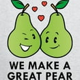 thumbnail image 3 of CafePress - We Make A Great Pear Zip Hoodie - Zip Hoodie, Classic Hooded Sweatshirt with Metal Zipper, 3 of 4