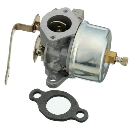 Carb Mount Gasket Silver Color Metal Replaces Carburetor Carb For Tecumseh 631918 HS40 4HP HS50 5HP Engine With Free Mount Gasket USA ()