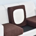 thumbnail image 3 of 2/3 piezas Fundas de sofá Fundas de cojín elásticas Funda de cojín de asiento de sofá Protector de cojín para dormitorio Oficina Sala de estar Decoración del hogar, 3 of 5