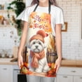 thumbnail image 3 of Happy Thanksgiving Maltese Give Thanks Fall Beanie Scarf Welcome Apron Maltese Dog Lover Gifts Idea for Cooking Grilling Baking Painting Gardening - 00020, 3 of 5