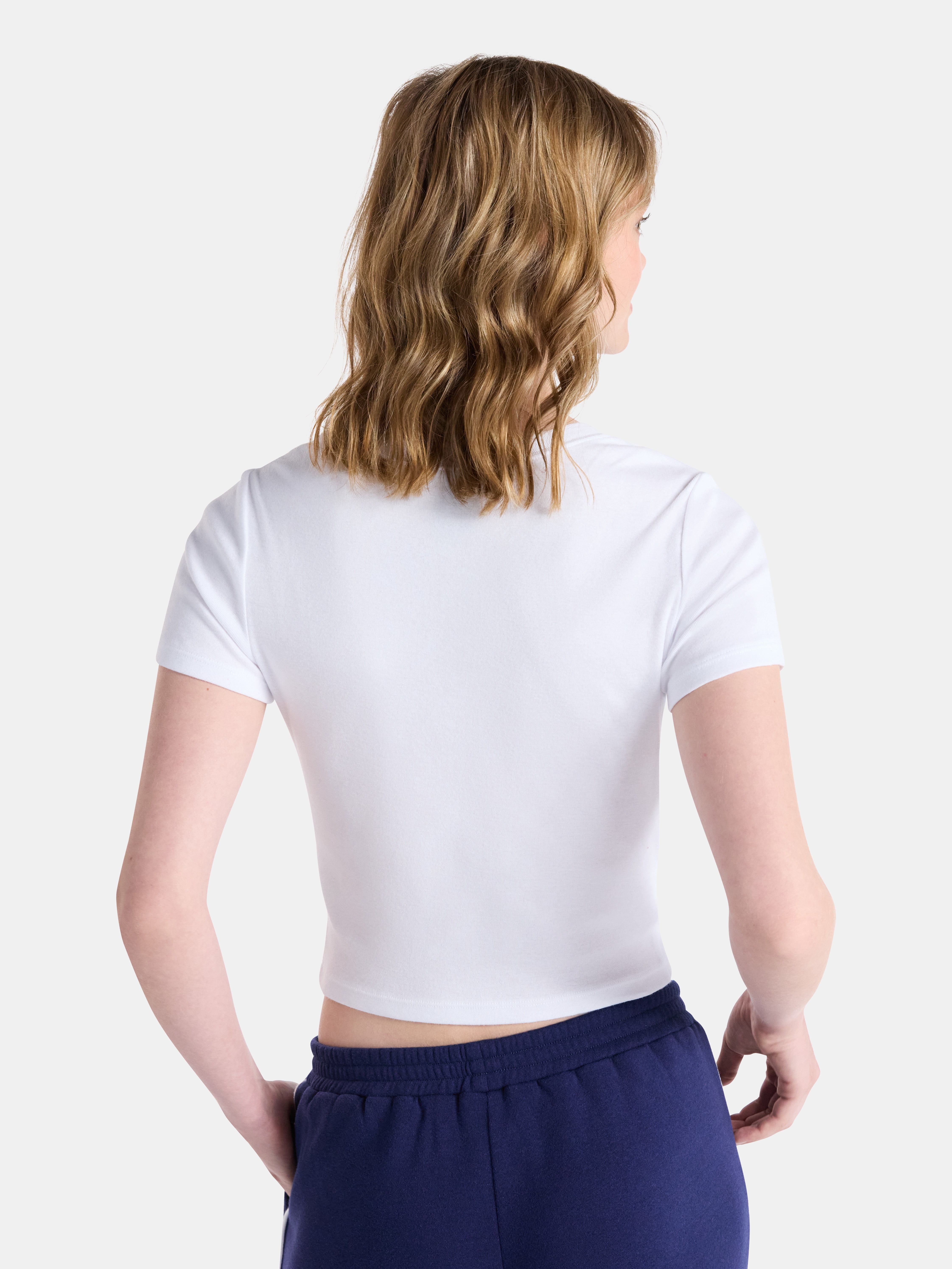 Netflix Stranger Things Cotton Graphic Baby Tee from No Boundaries, Women’s