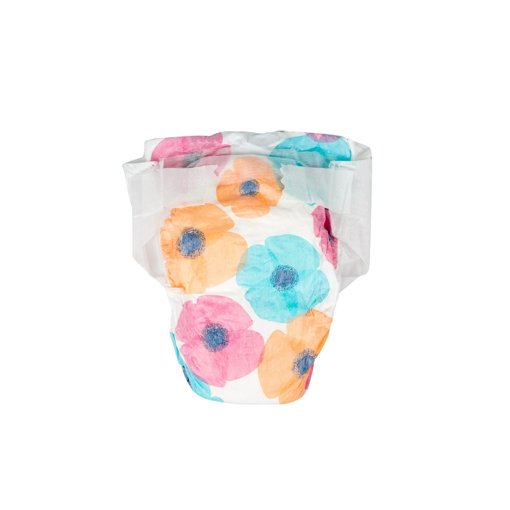 Honest Company Baby Diapers, Size 5, Poppies & Cherries, 50 Ct