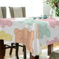thumbnail image 5 of Yayeee Tablecloths 54" x 54" Rectangle Wrinkle Resistant Party Table Cover, Cute Gummy Bears Pattern, 5 of 8