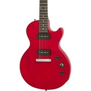 epiphone les paul special i p90 electric guitar worn cherry