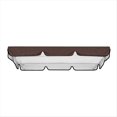 thumbnail image 1 of Cubierta Superior para Columpio Aire Libre, Cubierta para Silla, Cubierta para Toldo, Columpio para Parque, Refugio Lluvia, Cubierta Impermeable para Muebles Color Café, 1 of 6