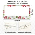thumbnail image 3 of Coolnut Strawberry License Plate Frames 2pcs, Aluminum Universal Car License Plate Holder with Round Hole for US Vehicles, 12"x 6", 3 of 7