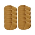 thumbnail image 1 of Funda protectora de cuero PU para cabeza de palo de Golf, funda protectora para taco de Golf, 10 piezas marrón, 1 of 8