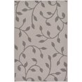 thumbnail image 1 of Unique Loom Tapis de Vigne Botanique Extérieur 3'3 x 5' Rectangle Gris/gris Foncé, 1 of 1