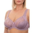 thumbnail image 2 of Wide Strap Bra Plus Size Full Coverage Underwire Support Panels 34 36 38 40 42 44 46 / C D E F G H I J ( 38C, Lavender), 2 of 3