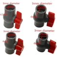 thumbnail image 2 of PVC ball valve, U-PVC plastic valve, straight connectors for flow control and stop (20 mm), 2 of 4