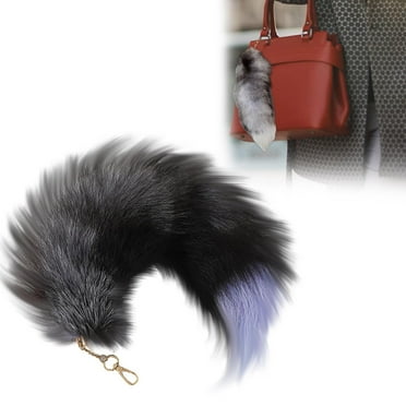 Clearance！Hangsunder $10Tail Keychain Faux Tail Keychain Furry Tail Tassels Pendant for Womens Cosplay Accessories toys Keyrings