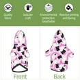 thumbnail image 6 of Cauagu Pink Girl Halloween Pattern Winter Pet Hoodie Sweatshirts- Dog Hoodie Sweater with Leash Hole - Cute Dog Hoodie - Pet Clothes Puppy Cat Custume -X-Large, 6 of 8