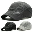 thumbnail image 3 of UDIYO Breathable Sun Hat Mesh Hole Chinese Style Dragon Print Peaked Cap for Outdoor, 3 of 8