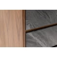 thumbnail image 3 of Limari Home Metcalf Mid-Century Veneer and MDF Wood Bedroom Chest in Gray/Walnut, 3 of 6