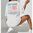 thumbnail image 5 of MOUSYA 250 Years American Flag T-Shirts for Women USA Classic Commemorative Print Patriotic Tee 4th of July Oversized Short Sleeve Top, 5 of 12