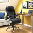thumbnail image 2 of Serta Lautner Executive Office Chair, SmartLayers™ and ComfortCoils® Technology, Adjustable Lumbar, Black & White, 2 of 15