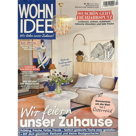 Wohnidee Magazine April 2026