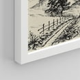 thumbnail image 3 of PixonSign Framed Wall Art Duotone Old-Fashioned Forest Tree Posters, Set of 4 Floral Botanical Landscape Canvas Prints, Classic Vintage Nature Wall Décor for Home Decor - 8"x10" White, 3 of 5