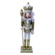 thumbnail image 2 of 4 figuras de Cascanueces de 12 pulgadas coleccionables para decoración navideña de interiores y dormitorios. Estilo F, 2 of 9