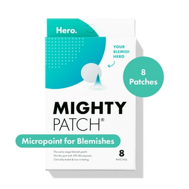 Mighty Patch Micropoint for Blemishes from Hero Cosmetics - Acne Patch for Early Stage Zits (8 Ct)