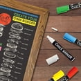 thumbnail image 2 of Better Office Products Liquid Chalk Markers, 6mm Reversible Tip (Chisel and Bullet), Wet Erase Marking Pens for Chalkboards, Signs, Windows, Blackboards, Glass (8 Fun Colors), 2 of 4