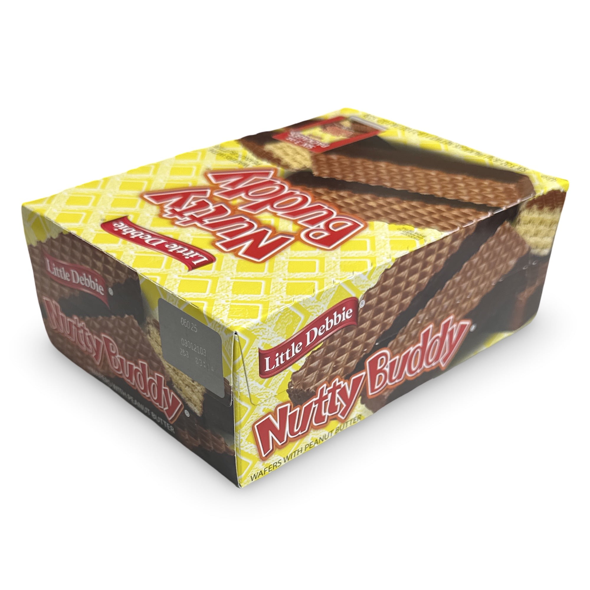 Little Debbie Nutty Buddy Bar, Large 3 oz., Individually Wrapped 2-Packs, 36 Nutty Bars