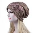 thumbnail image 5 of Women Lace Muslim Ruffle Cancer Chemo Hat Beanie Scarf Turban Head Wrap Cap Hat, 5 of 5