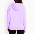 thumbnail image 3 of BDPORKAS Sweatshirt Jackets for Women Zip up Hoodies Long Sleeve Fleece Pullover Fall Winter Clothes with Pockets Light Purple, 3 of 4