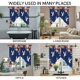 thumbnail image 3 of Blue Crane Swag Valances for Windows, Kitchen Window Curtains Over Sink, Vintage Red Teal Spring Floral Botanical Window Treatment Curtains for Living Room/Bedroom Curtains 2 Panel Sets 36"x45", 3 of 8