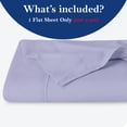 thumbnail image 2 of Twin XL Flat Sheet - 100% Egyptian Cotton, 600 Thread Count Sateen Weave - Ultra-Soft, Breathable, and Cooling - Premium Hotel-Quality Top Sheet Only - (Lavender, Twin XL), 2 of 7