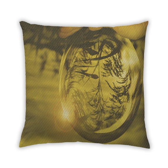 Ahgly Company Outdoor Square Contemporary Throw Pillow, 18 inch by 18 inch