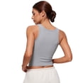 thumbnail image 2 of Musculosa CRZ YOGA Softembrace con escote redondo gris L, 2 of 5