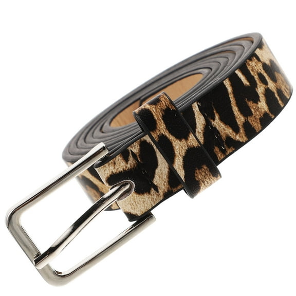 FELTECHELECTR  Leopard Print Belt Women's Belts Wide Jeans Woman
