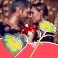 thumbnail image 4 of JASKFLY Colorful Luminous Rose Artificial Flower with Colorful LED Lights Perfect for Gift Giving and Home Decor Yellow, 4 of 9