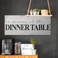 thumbnail image 2 of Stupell Industries No Devices at Dinner Table Quote Family Kitchen Sign Canvas Wall Art Design by Daphne Polselli, 20" x 48", 2 of 4