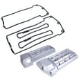 thumbnail image 2 of Zcargel 2Pcs Aluminum Engine Valve Cover Set Replace Left 11121703175 Right 11121703172 V204891 V204890, Compatible with BMW 540i E39 1998-2003, 740i E38 1998-2001, 740iL E38 1998-2001, X5, Z8, 2 of 12