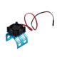 thumbnail image 2 of Para A959-B 144001 124019 Cubierta del Disipador de Motor AleacióN Aluminio Coche RC con Ventilador RefrigeracióN para 540 550 3650, 1, 2 of 9