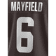 thumbnail image 4 of Camisetas de fútbol de la famosa marca Cleveland con bordados personalizados para hombres, mujeres y jóvenes #24 CHUBB #95 GARRETT #6 MAYFIELD, 4 of 4