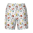 thumbnail image 4 of Lsque Mens Swim Trunks Geometric Retro Pattern - Bathing Suit Compression Liner - Beach Swim Shorts Swimwear - (S-3XL) - Stretch Quick Dry -3X-Large, 4 of 9